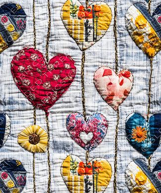 Patchwork Hearts *R69 Preorder* Adult Bottoms