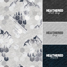 Grey Hex Mountains *R68 Preorder* Adult Tops